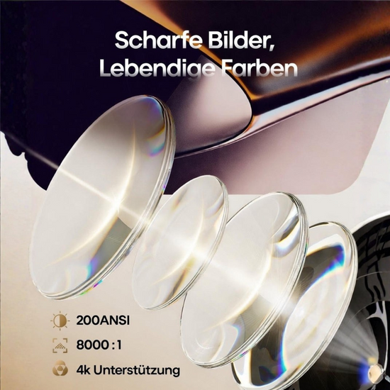 Illumear 4K HY300 Pro+ Projector