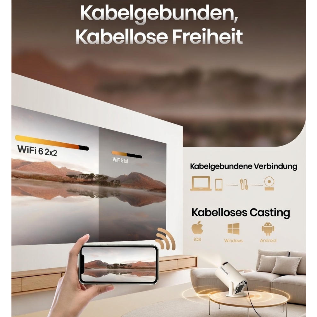 Illumear 4K HY300 Pro+ Projector